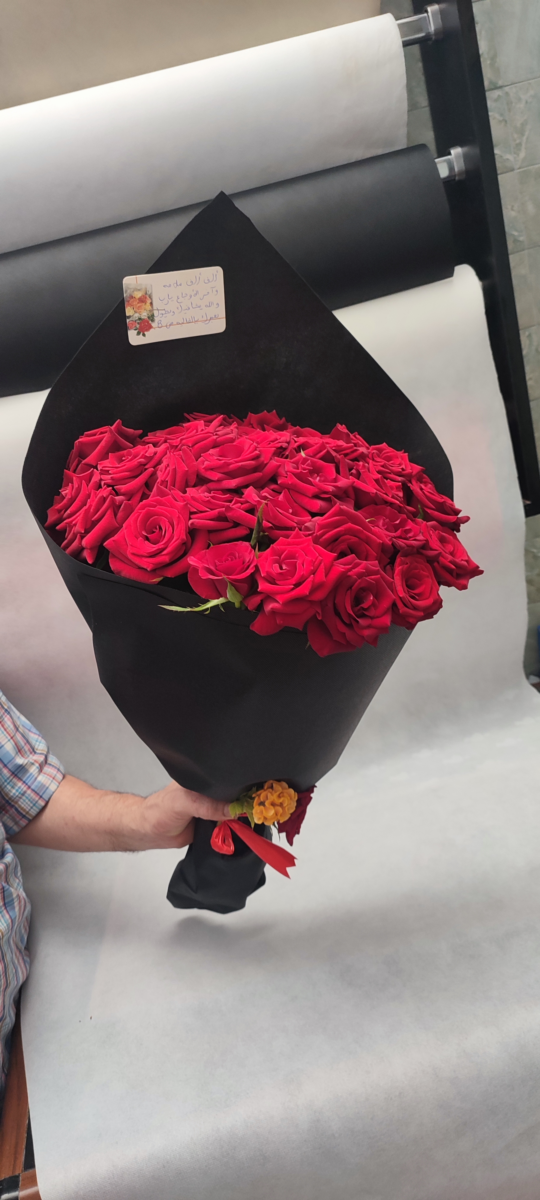 Bouquet of roses for love